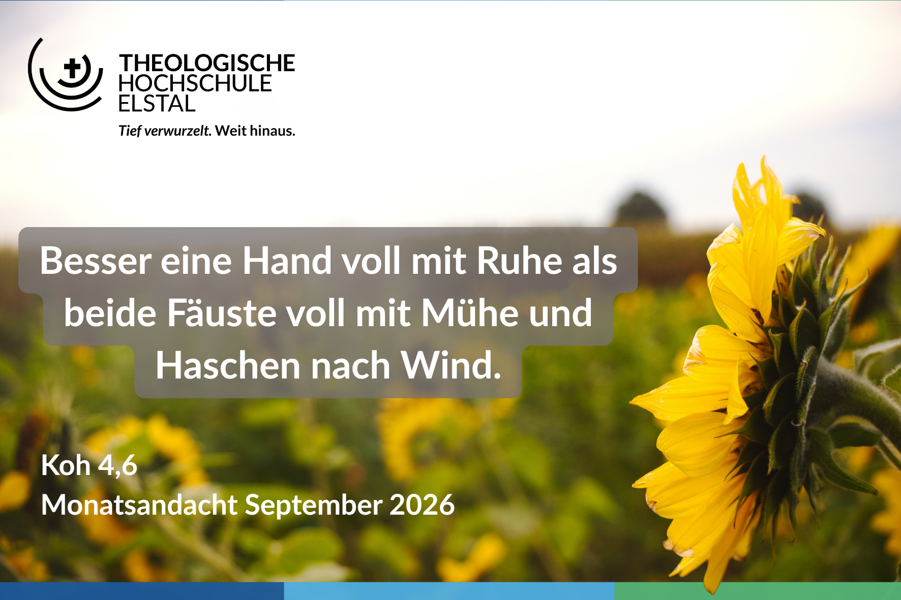 Monatsandacht 2026 September